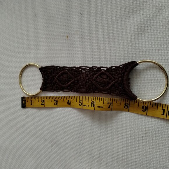 Macramé handmade towel holder - Picture 4 of 9